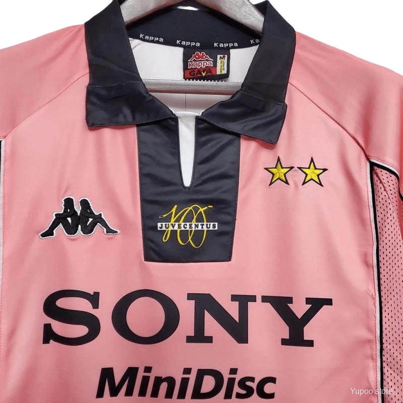 Juventus 1997/1998 Pink Jersey - Retro Jersey Away Fan Version