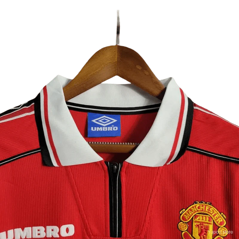 Manchester United 1999 kit - Retro Jersey Home Fan Version