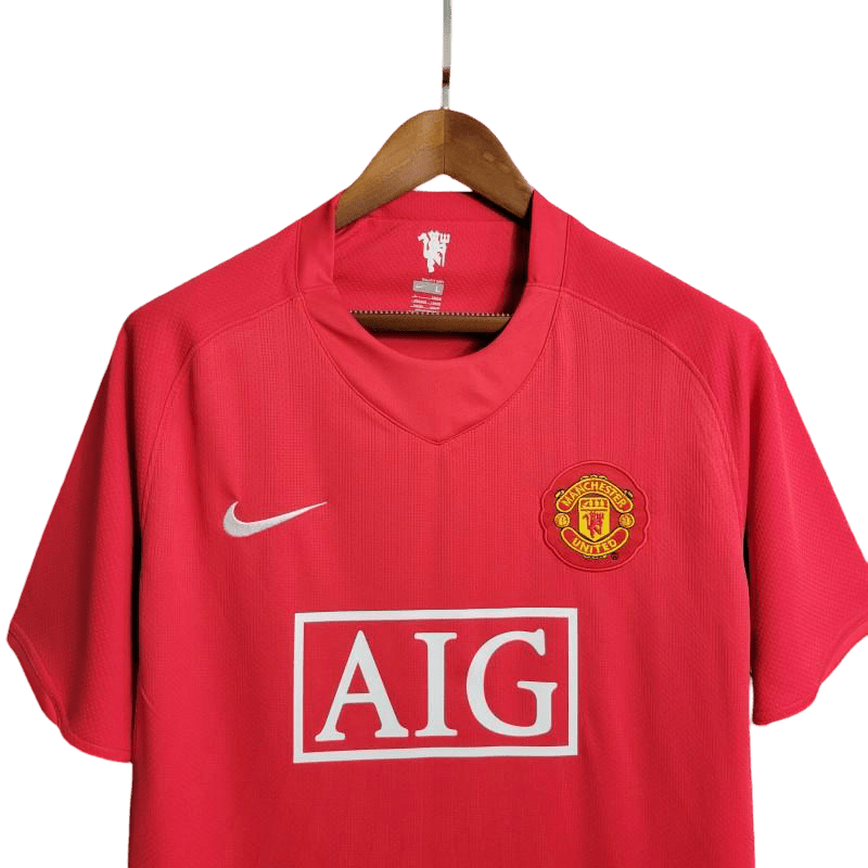 Manchester United 2007 kit - Retro Jersey Home Fan Version