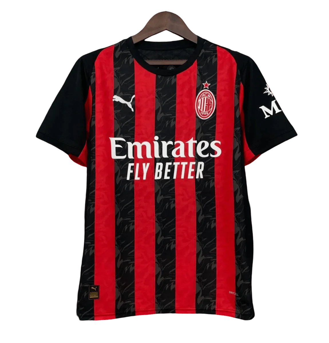 AC Milan Home Kit 2025 Fan Version Flames