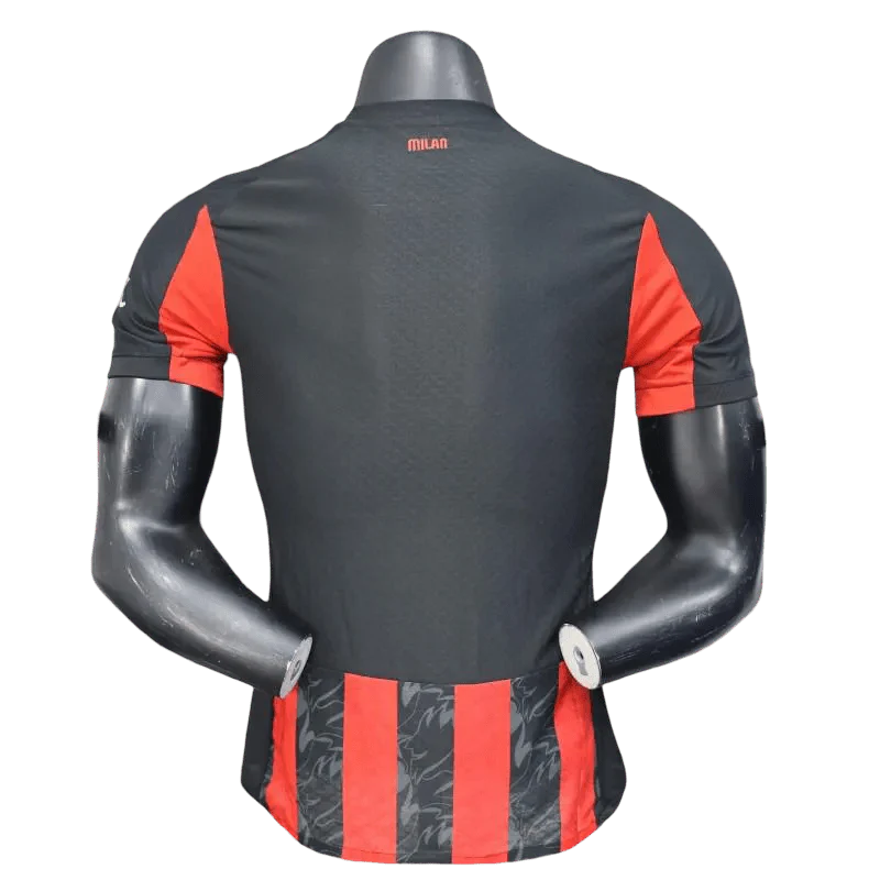 AC Milan Home Kit 2025 Player Version Flames