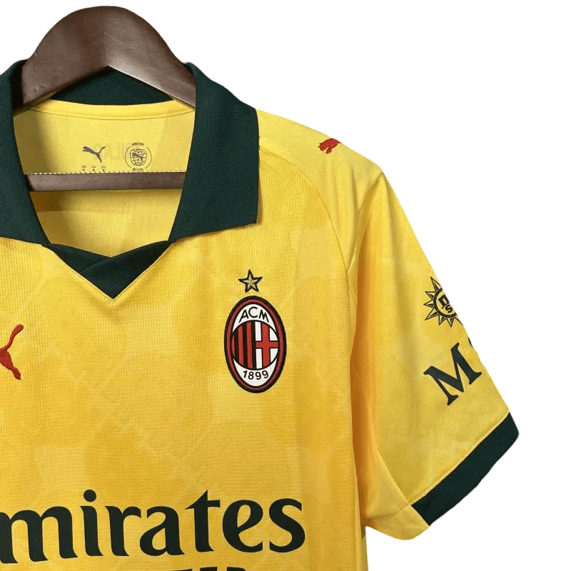 AC Milan Third Kit 2025 Yellow Fan version
