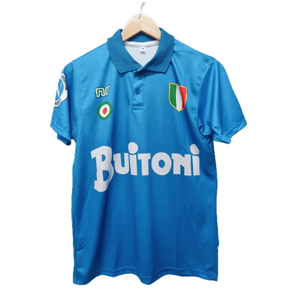 Maradona Napoli Jersey 1987-88 Home Retro Buitoni