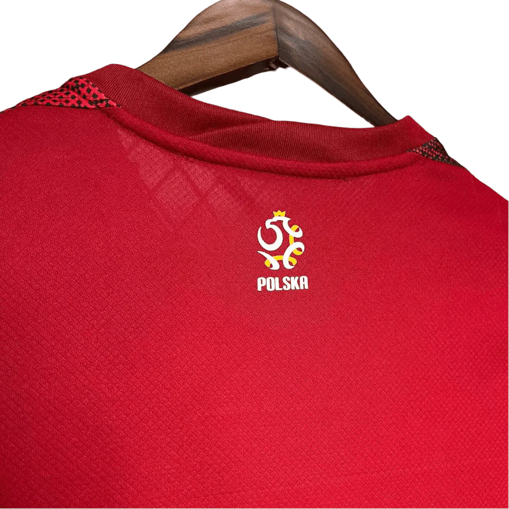 Poland Soccer Jersey - 2024 Away Fan Version