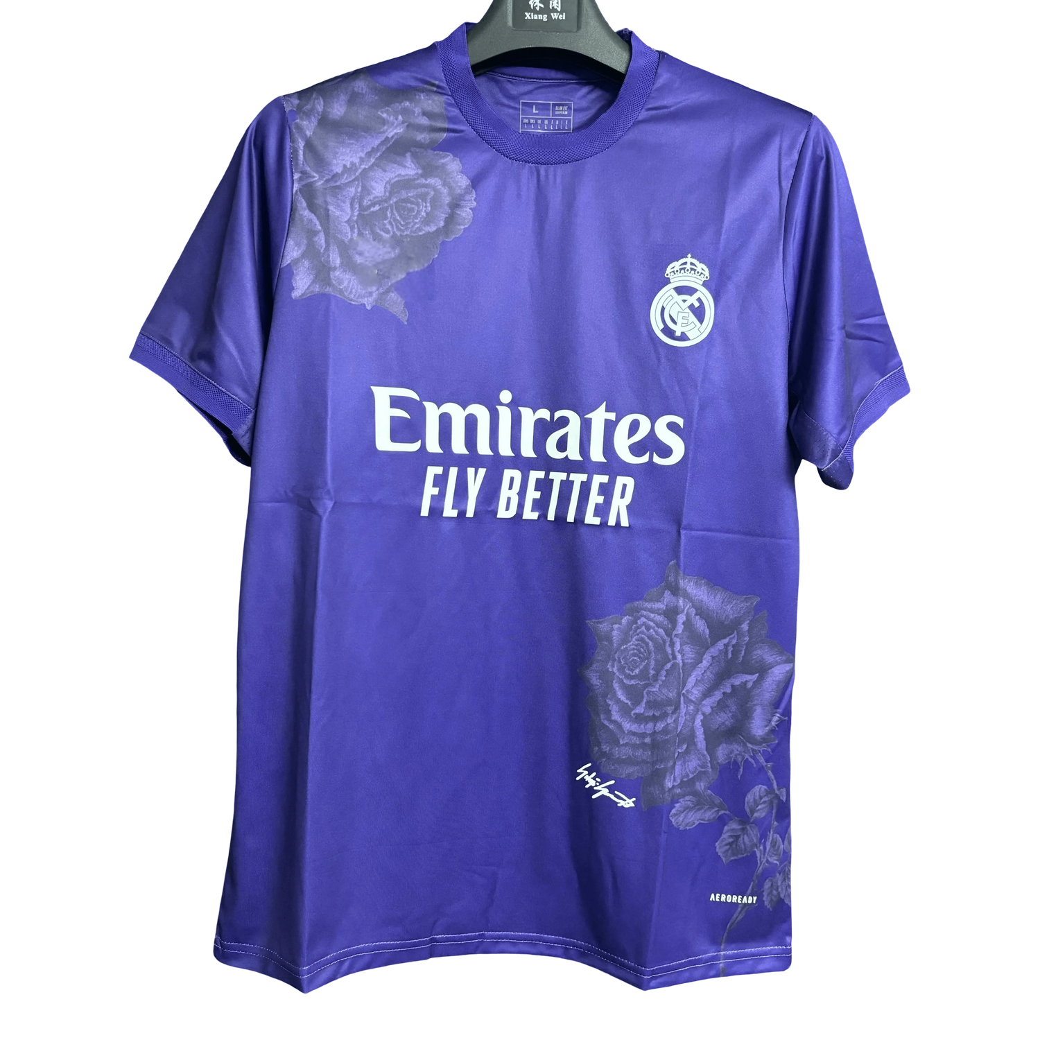 Real Madrid Purple Flower Jersey - 2025/2026 Special Edition Fan Version