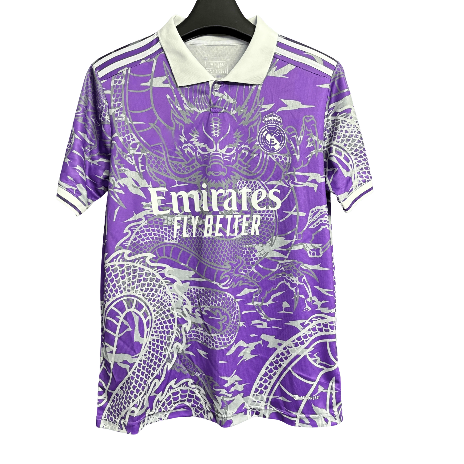 Real Madrid White & Lavender Dragon Jersey - 2025/2026 Special Edition Fan Version