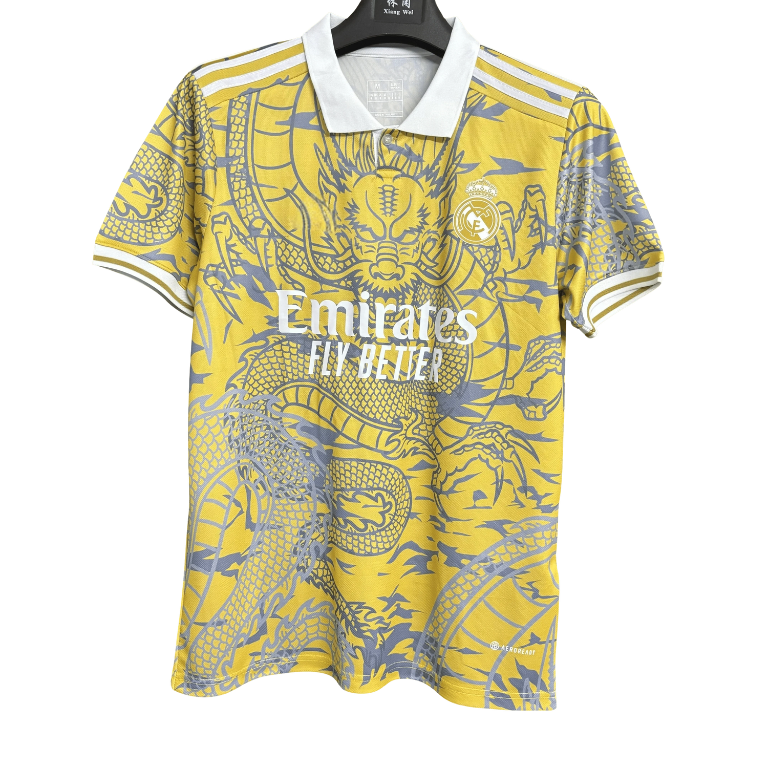 Real Madrid Yellow Dragon Jersey - 2025/2026 Special Edition Fan Version