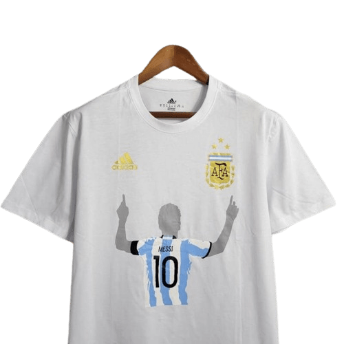 2023 Argentina White Casual T-Shirts