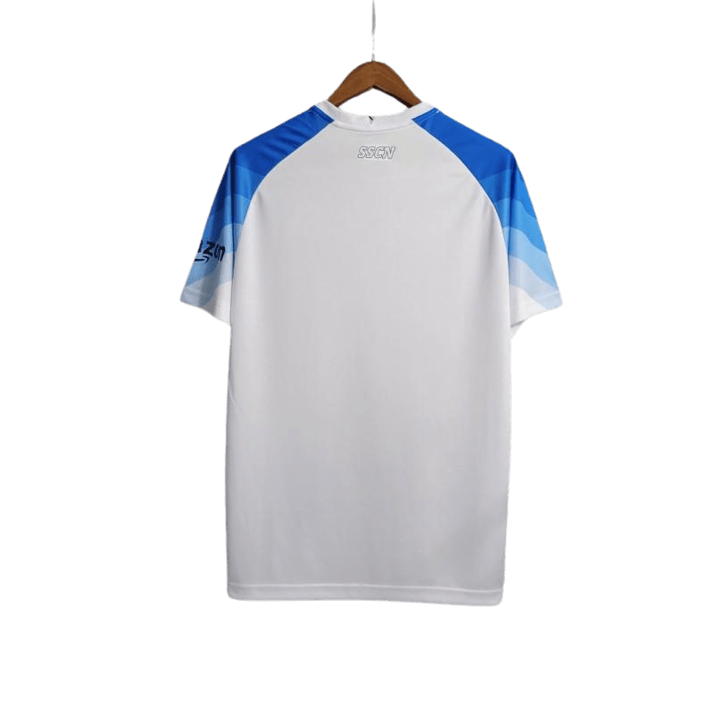 2023/2024 Napoli Face Game Lozano White Kit - Fan Version