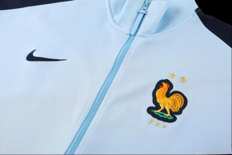 2024 France Football Tracksuit Light Blue