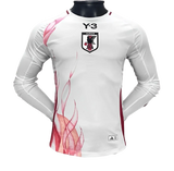 2024 JFA Y3 Japan Away White Jersey Long Sleeve