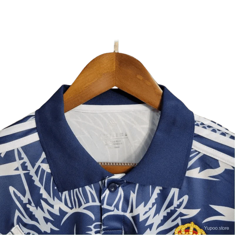 Los Blancos Dragon Jersey Blue and White Edition