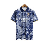 Los Blancos Dragon Jersey Blue and White Edition