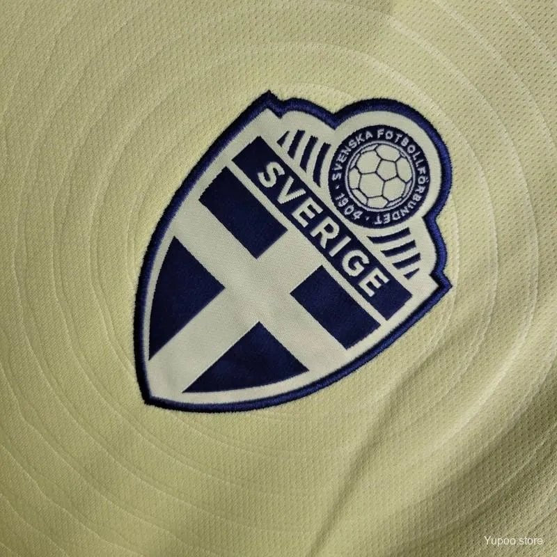 2024 Sweden Soccer Jersey Home - Fan Version