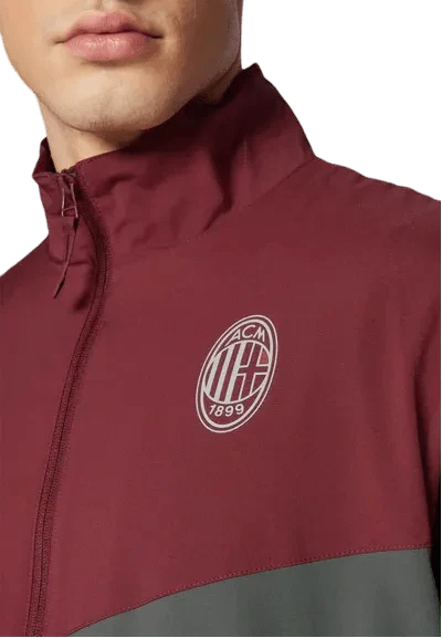 2024/2025 AC Milan Football Tracksuit Red Grey