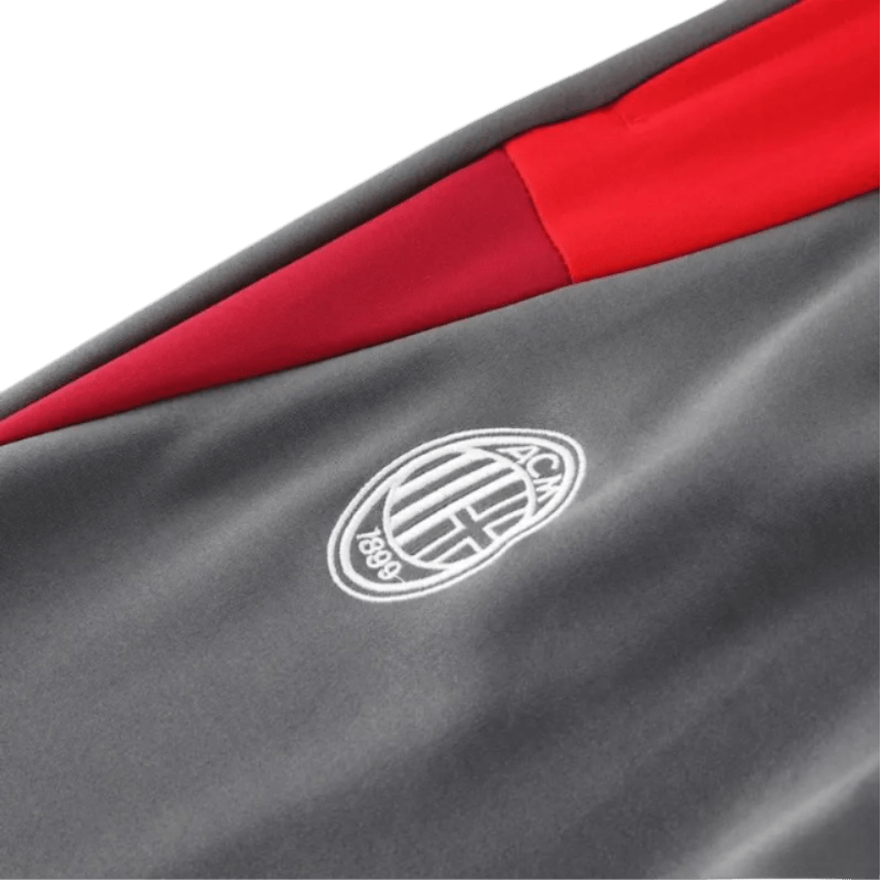 2024/2025 AC Milan Football Tracksuit Red Grey