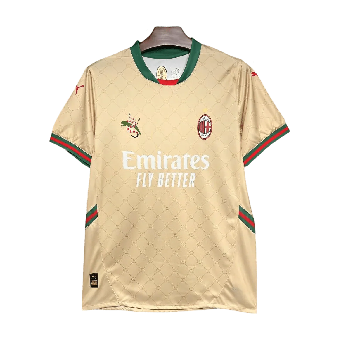 AC Milan Gucci Jersey Golden 125th Anniversary Limited