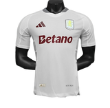 Aston Villa Jersey - 2024/25 Away Player Version White