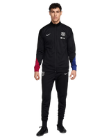 2024/2025 Barcelona Black Full Zipper Jacket + Long Pants