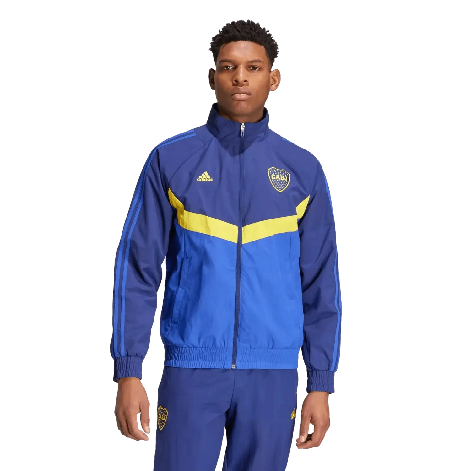 2024/2025 Boca Juniors Navy & Blue Full Zipper Jacket + Long Pants