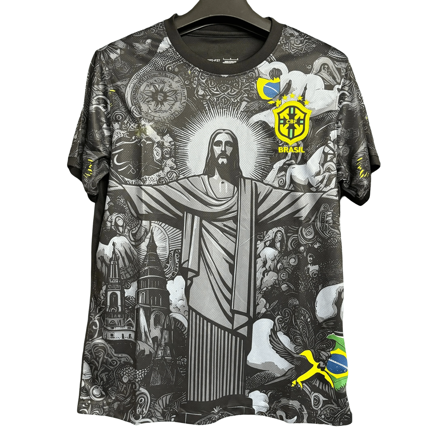 2024/2025 Brazil Jesus Jersey - Black Fan Version