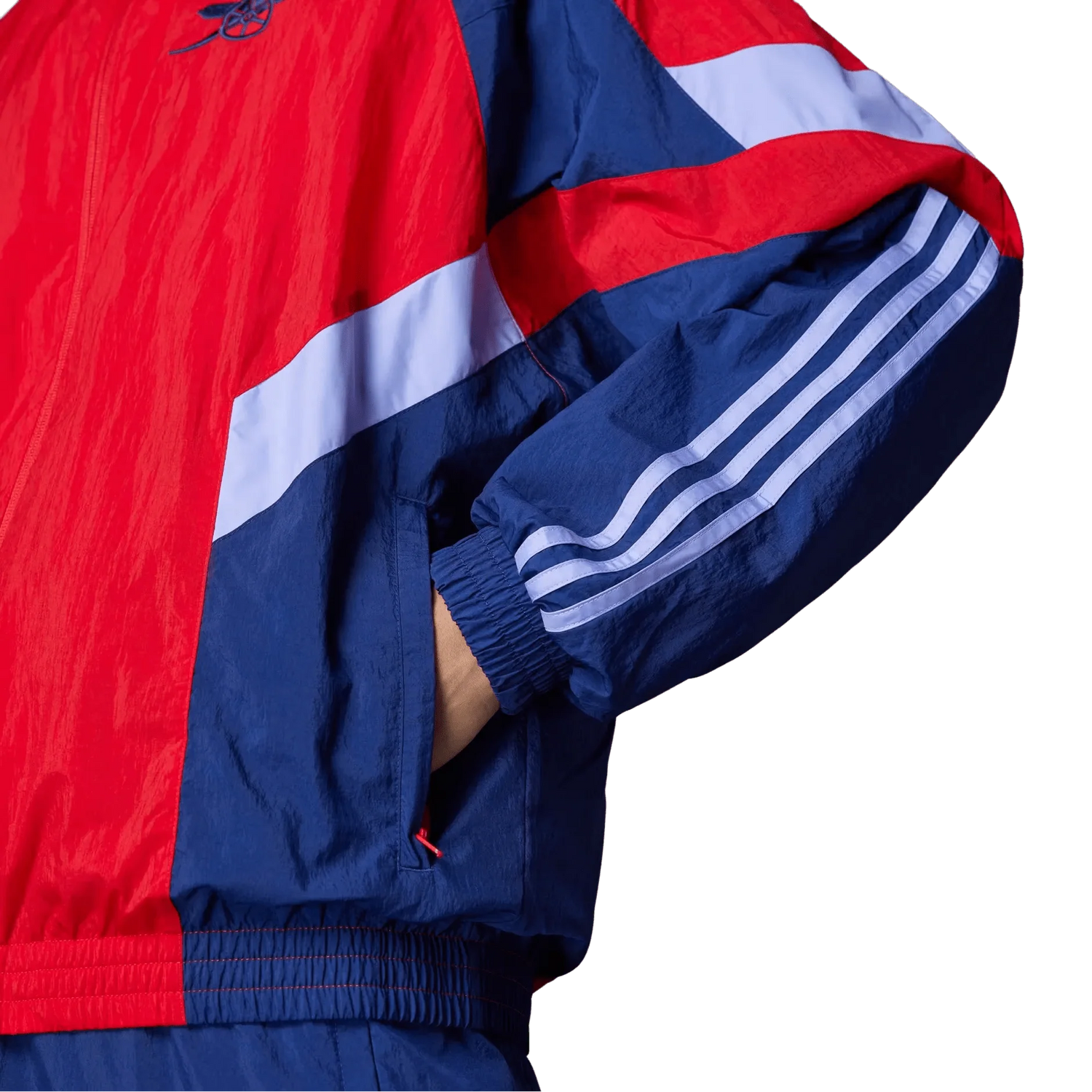 2024/2025 Highburry Blue & Red Full Zipper Jacket + Long Pants