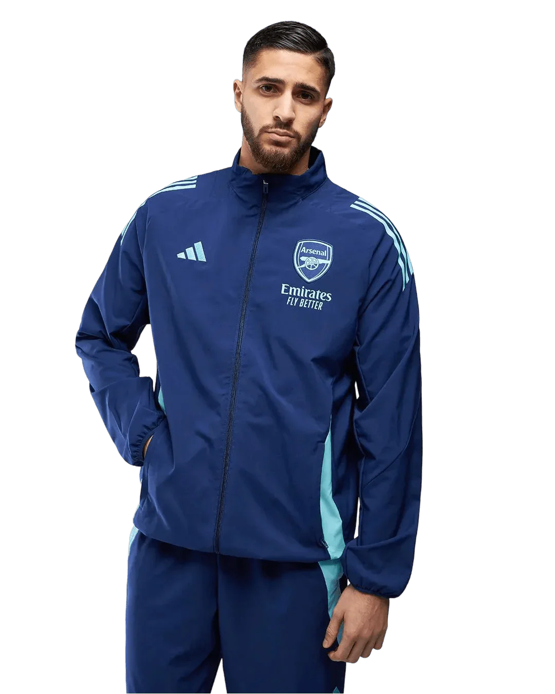 2024/2025 Highburry Navy Full Zipper Jacket + Long Pants