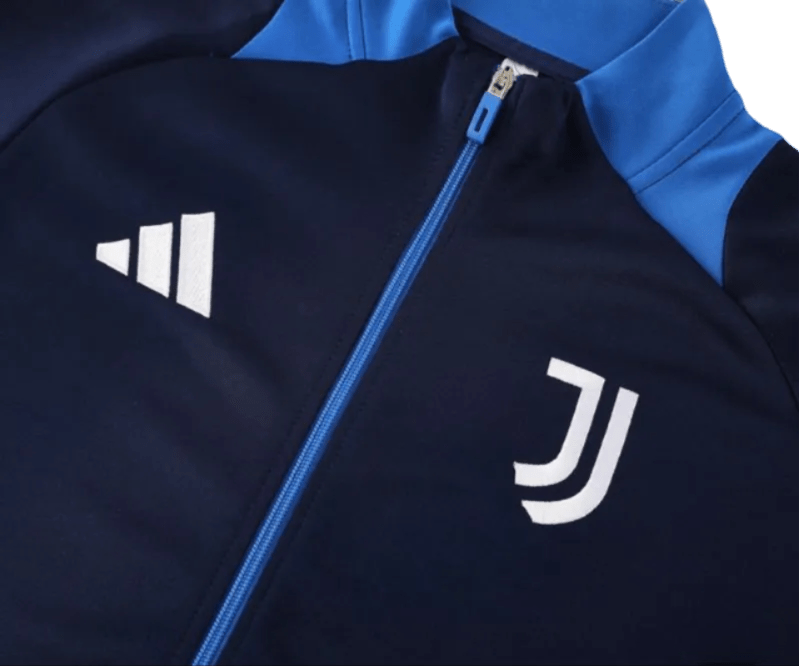 2024/2025 Juventus Blue Full Zipper Jacket + Long Pants