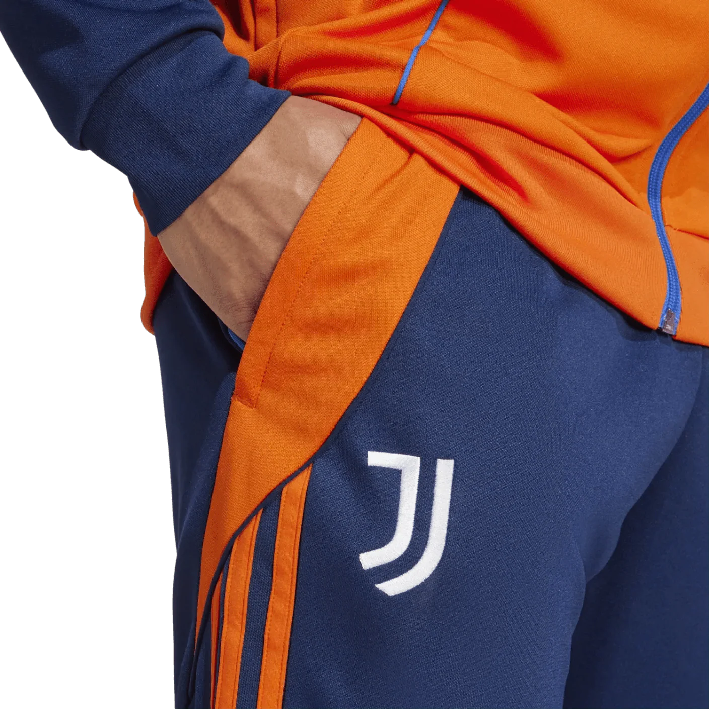 2024/2025 Juventus Orange Full Zipper Jacket + Long Pants