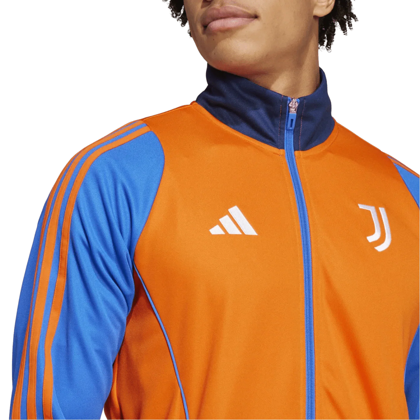 2024/2025 Juventus Orange Full Zipper Jacket + Long Pants