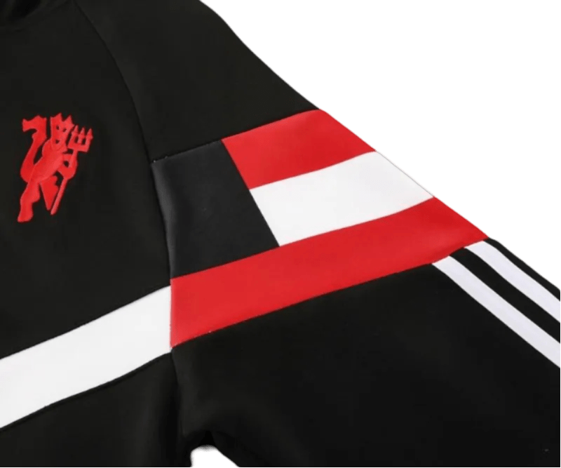 2024/2025 Newton Heath Black Full Zipper Jacket + Long Pants