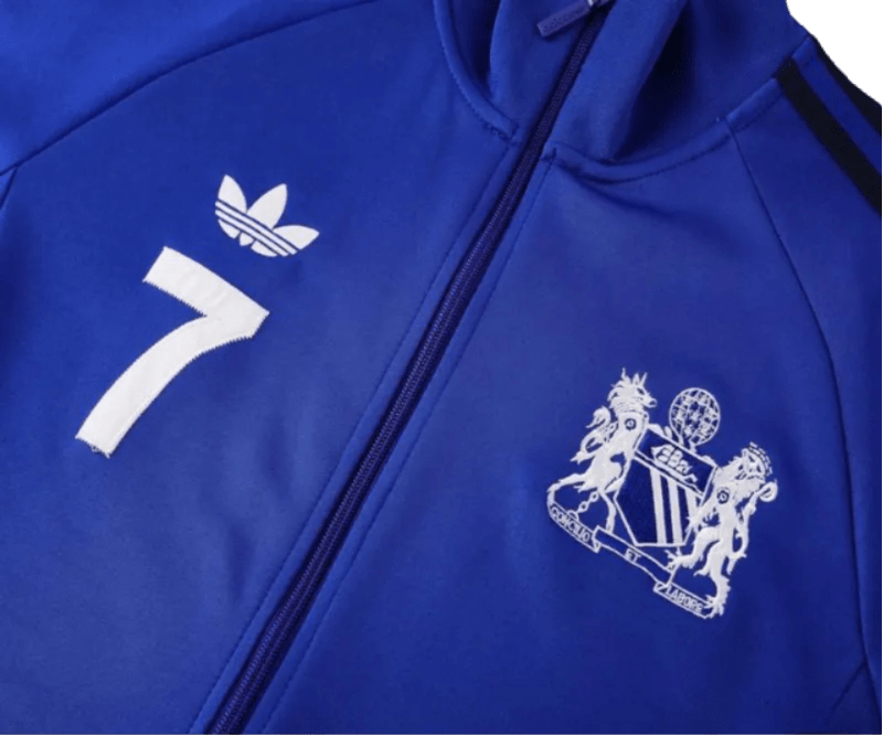 2024/2025 Newton Heath Blue Full Zipper Jacket + Long Pants