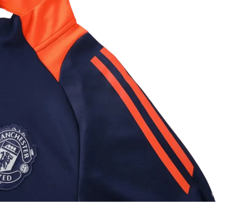 2024/2025 Newton Heath Navy & Orange Full Zipper Jacket + Long Pants