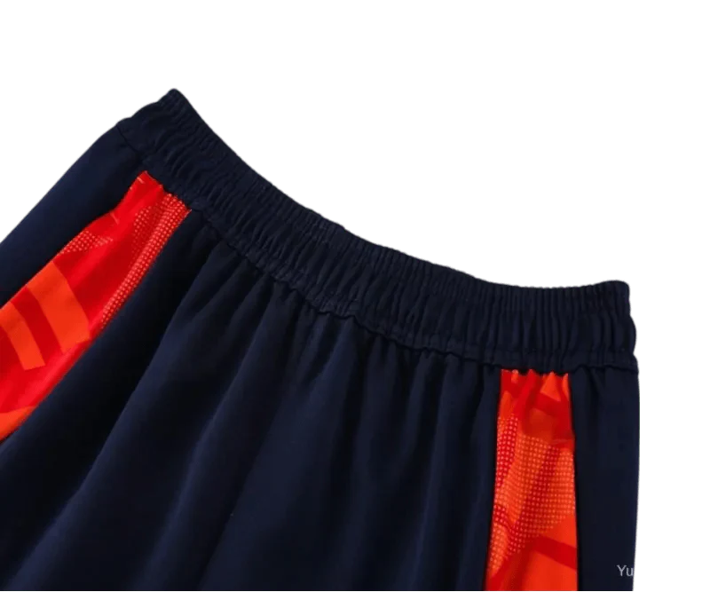 2024/2025 Newton Heath Navy & Orange Full Zipper Jacket + Long Pants