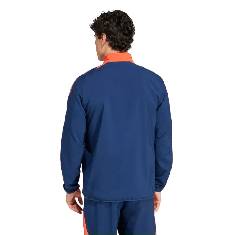 2024/2025 Newton Heath Navy & Orange Full Zipper Jacket + Long Pants