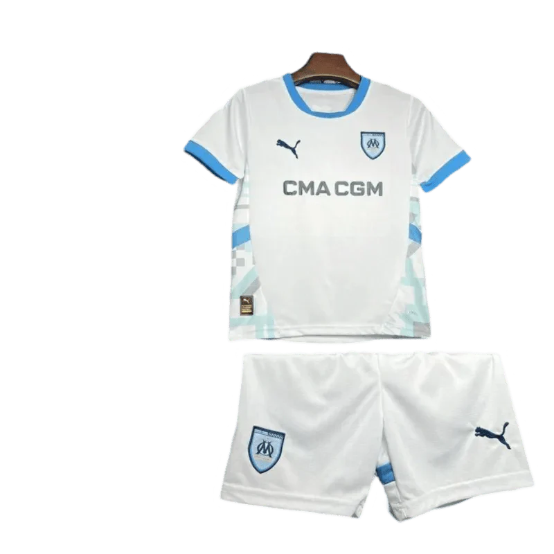 2024/2025 Olympique de Marseille Home kids jersey