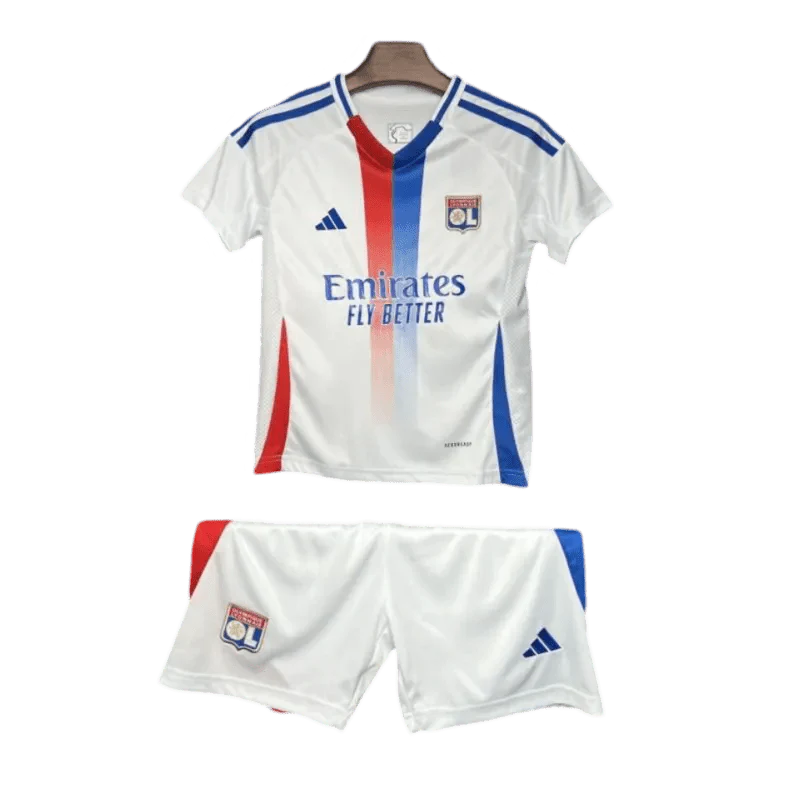 2024/2025 Olympique Lyon Youth Jersey – Home Kids Jersey