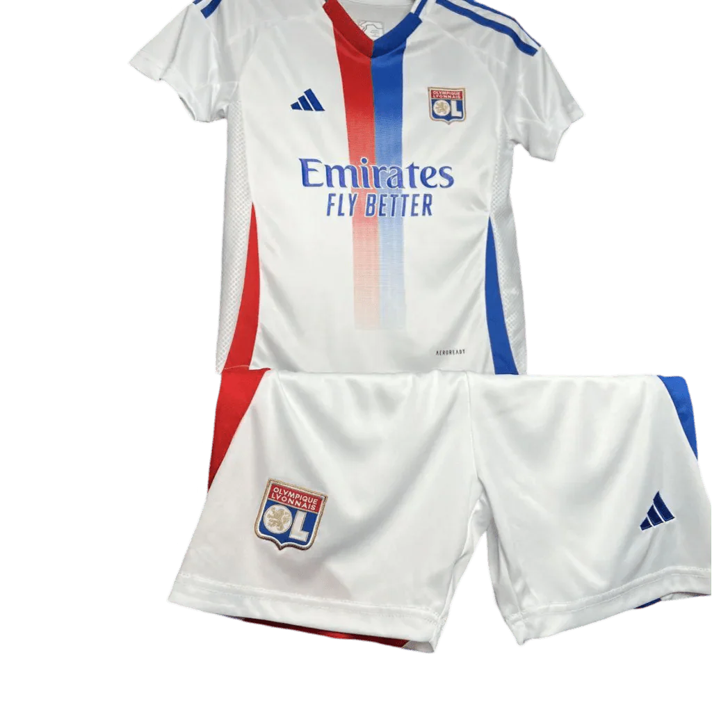 2024/2025 Olympique Lyon Youth Jersey – Home Kids Jersey