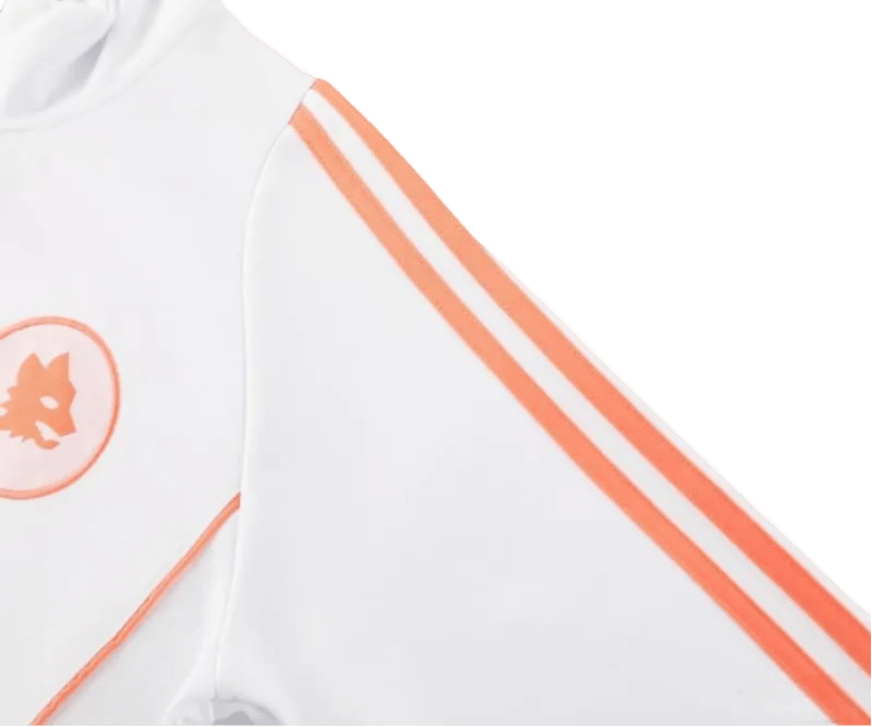 2024/2025 Roma White Full Zipper Jacket + Long Pants