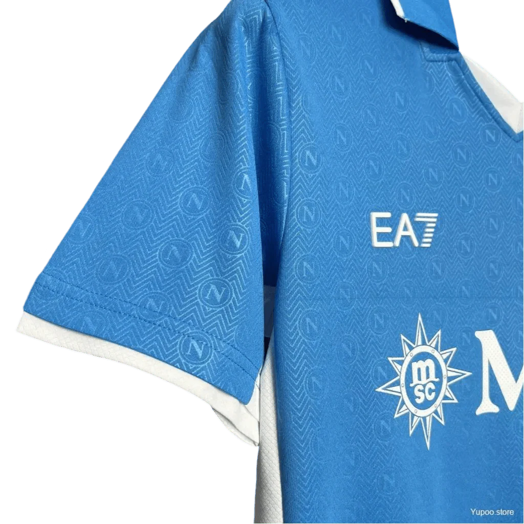 Napoli Home Jersey 2024/25 Azzurri Blue Fan Version