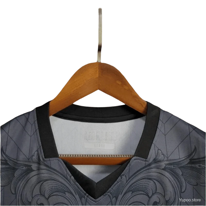 Napoli Third Jersey 2024/25 Black Fan Version Samurai