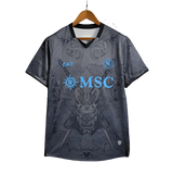 Napoli Third Jersey 2024/25 Black Fan Version Samurai