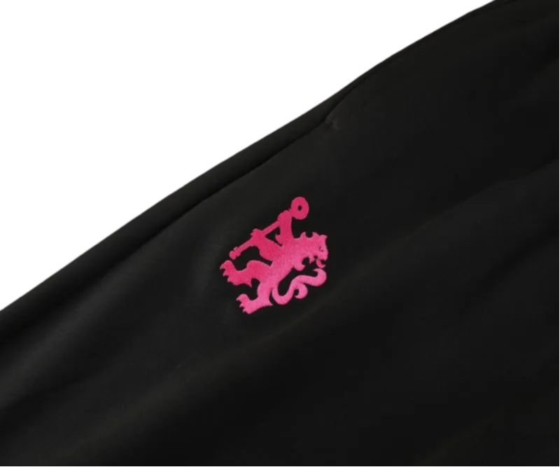 2024/2025 The Blues Black Full Zipper Jacket + Long Pants