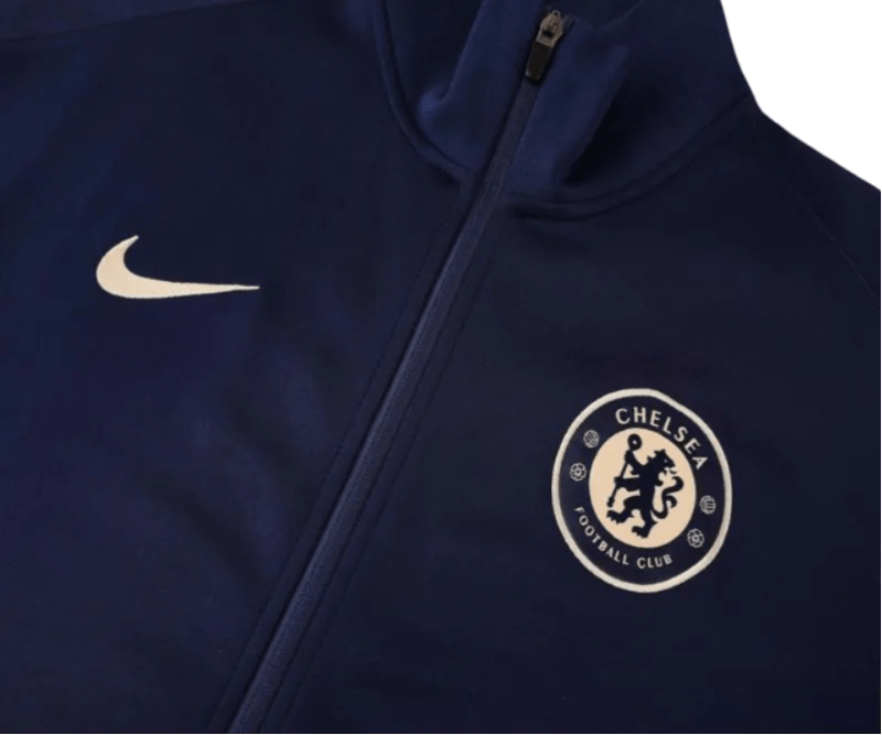 2024/2025 The Blues Blue Full Zipper Jacket + Long Pants