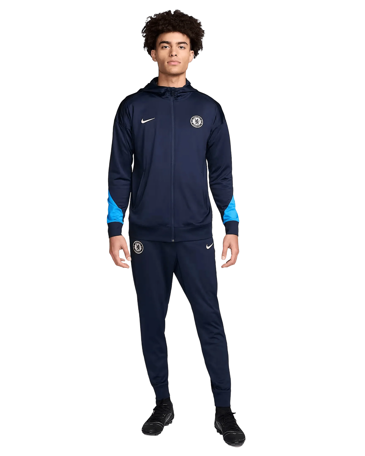 2024/2025 The Blues Blue Full Zipper Jacket + Long Pants