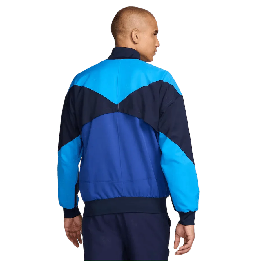 2024/2025 The Blues Dark Blue Full Zipper Jacket +Long Pants