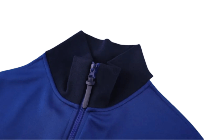 2024/2025 The Blues Dark Blue Full Zipper Jacket +Long Pants