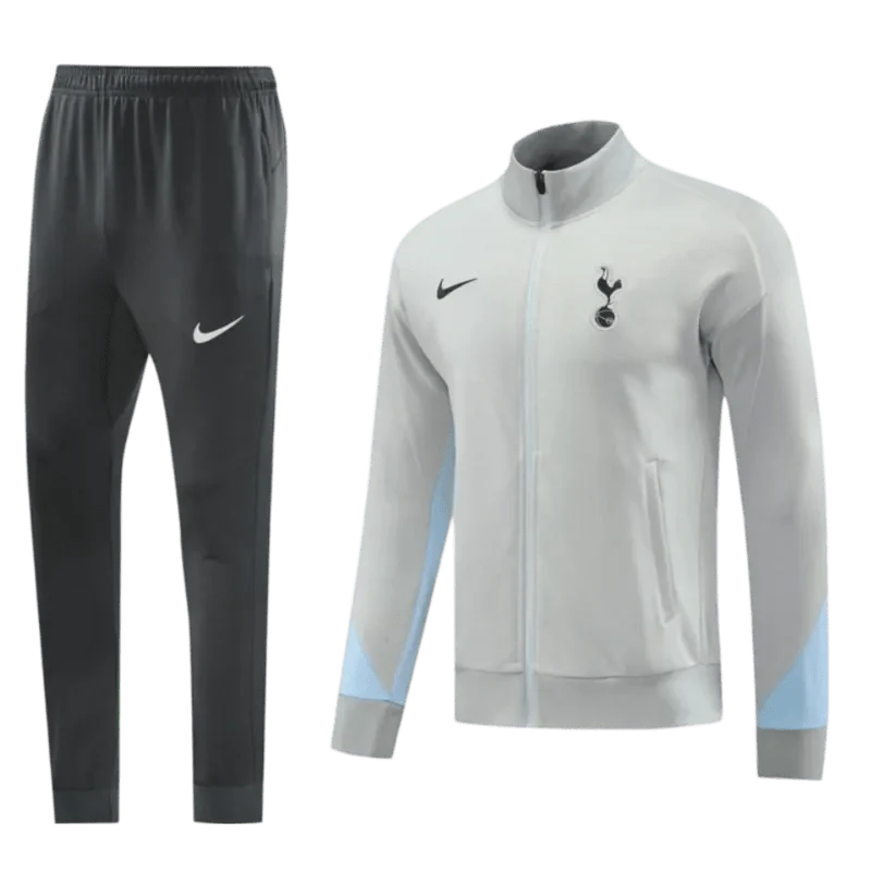 2024/2025 The Lilywhites Hotspur Grey Full Zipper Jacket + Long Pants