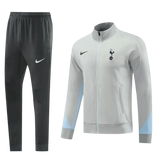 2024/2025 The Lilywhites Hotspur Grey Full Zipper Jacket + Long Pants