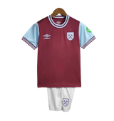 2024/2025 West Ham Youth Jersey – Home Kids Kit